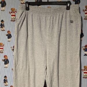 Vintage Wilson Gray Sweatpants Made In Usa Big Men 3xl